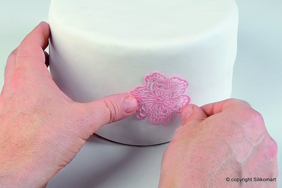 Silikomart Silicone Wonder Cakes Collection Sugar Lace Mats for Cake Decoration, Birds N23