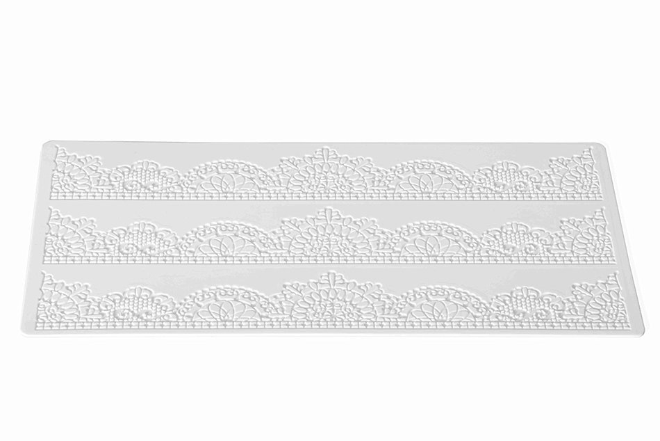 Silikomart Silicone Wonder Cakes Collection Sugar Lace Mats for Cake Decoration, Birds N49