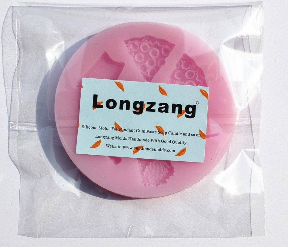 Longzang mini Teatime F0494 Fondant Mold Silicone Sugar mold Craft Molds DIY gumpaste flowers Cake Decorating