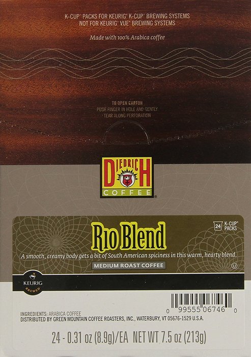 Diedrich Coffee K-Cup for Keurig Brewers, Medium Roast, Morning Edition Blend (Pack of 96) N14