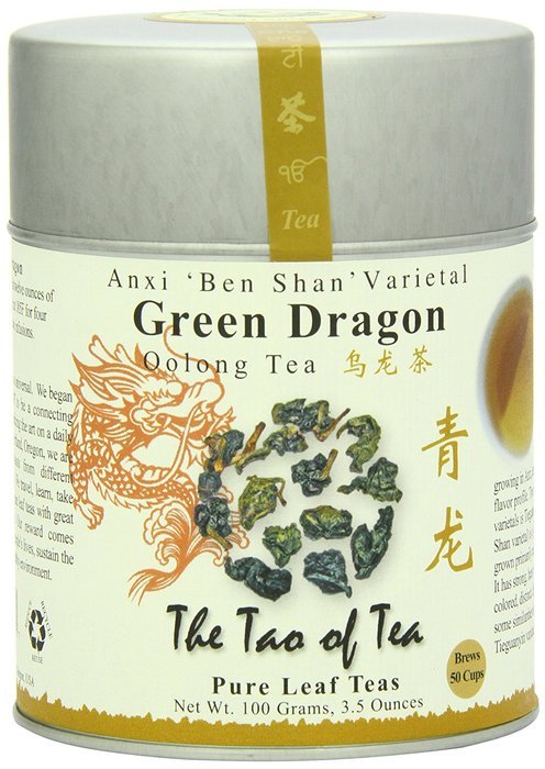The Tao of Tea, Green Dragon Oolong Tea, Loose Leaf, 3.5 Ounce Tin