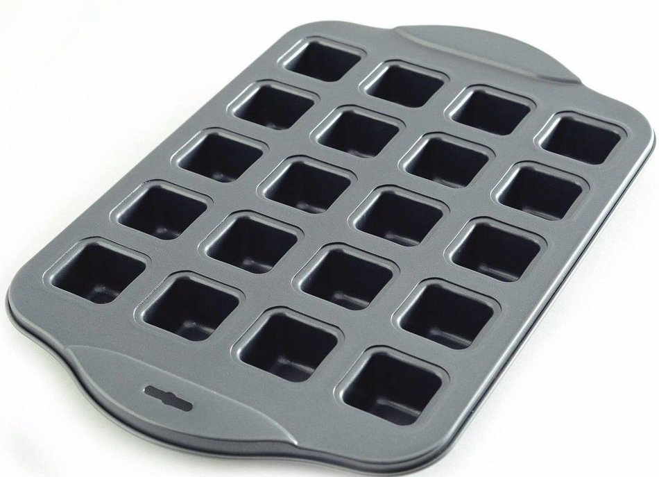 Kitchen, Dining & Bar Nonstick Petite Brownie Pan (20 ct) Bite Size Desserts Hor d'oeuvres