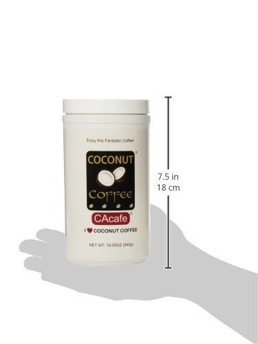 Cacafes Coconut Coffee in Jar #28528 (Cane Sugar Added)&nbsp;(Pack of 2) N2