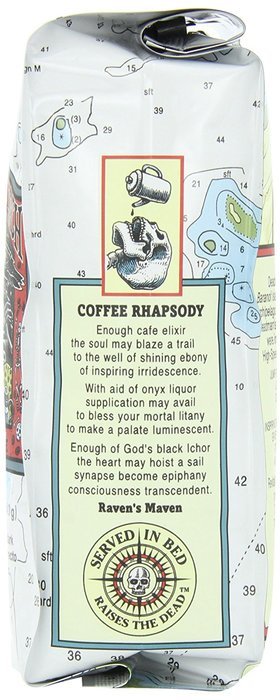 Raven's Brew Whole Bean Deadman's Reach,Dark Roast 12-Ounce Bags (Pack of 2) N2