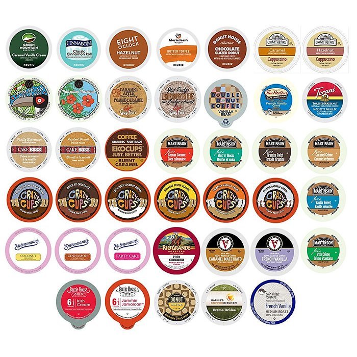 40-count Flavored Coffee Single Serve Cups For Keurig K cup Brewers ...