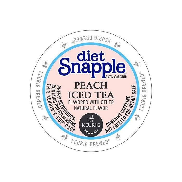 Snapple Diet Peach Iced Tea, Keurig K-Cups, 72 Count N4