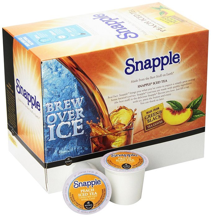 Snapple Diet Peach Iced Tea, Keurig K-Cups, 72 Count N11