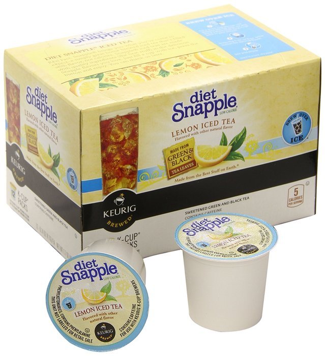 Snapple Diet Peach Iced Tea, Keurig K-Cups, 72 Count N21