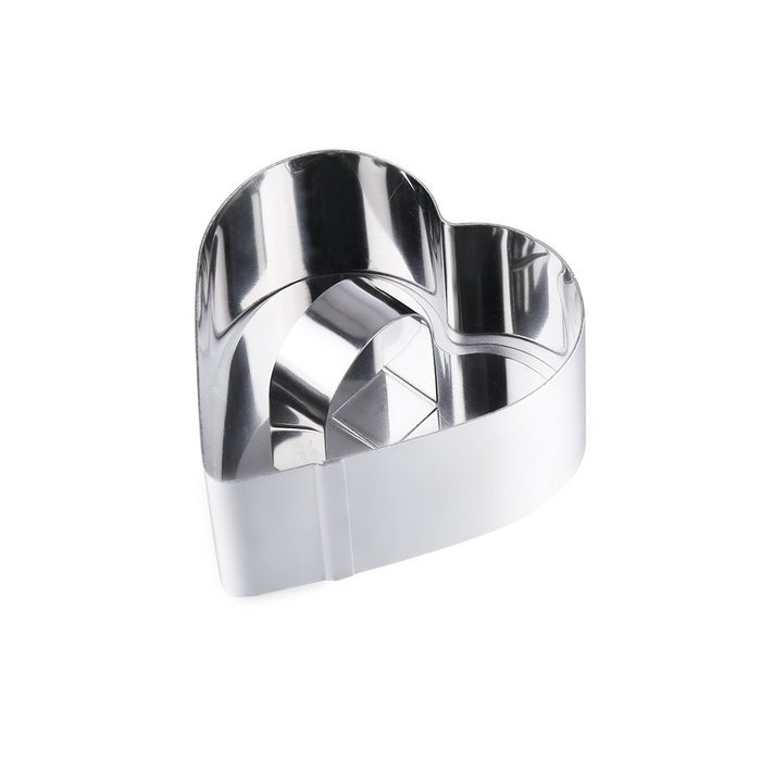 Cake Baking Mold , Vangoddy Stainless Steel Pastry Mould with Press Plate (Round Shaped) N11