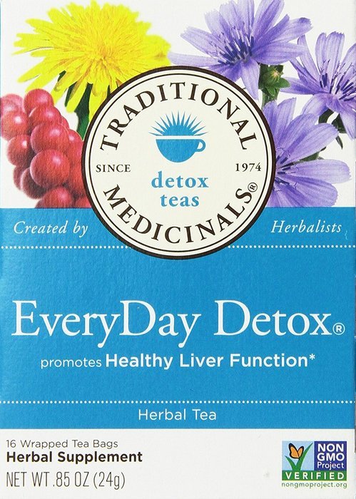 Traditional Medicinals EveryDay Detox Tea, 16 Tea Bags (Pack of 6) N10