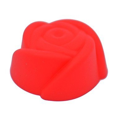 QINF Silicone Cake Chocolate Pudding Jelly Mold With Baking Oven Silicone Mold (Rose) (Color Random) N3