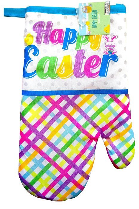Happy Easter Kitchen Bakeware Supplies Bakeware Starter Set, Oven Mitt, Kitchen Towel,pot Holder, and Baking Mold... N2