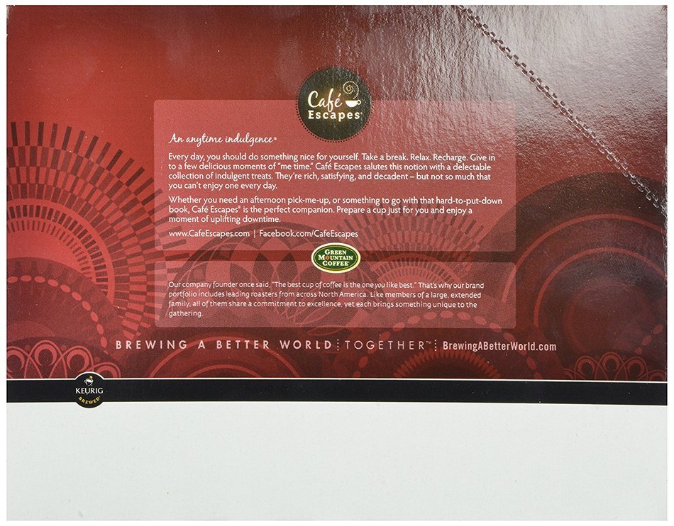 Caf&eacute; Escapes Caf&eacute; Mocha, K-Cup Portion Pack for Keurig Brewers, 24-Count N2