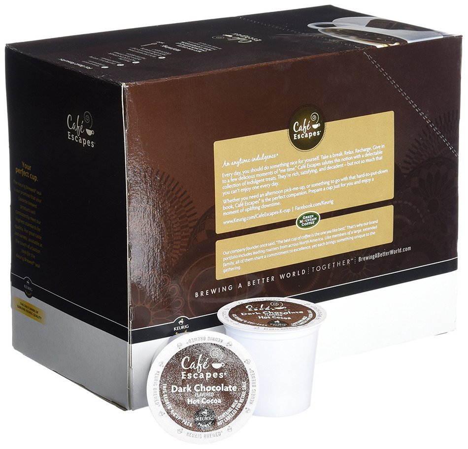 Caf&eacute; Escapes Caf&eacute; Mocha, K-Cup Portion Pack for Keurig Brewers, 24-Count N9