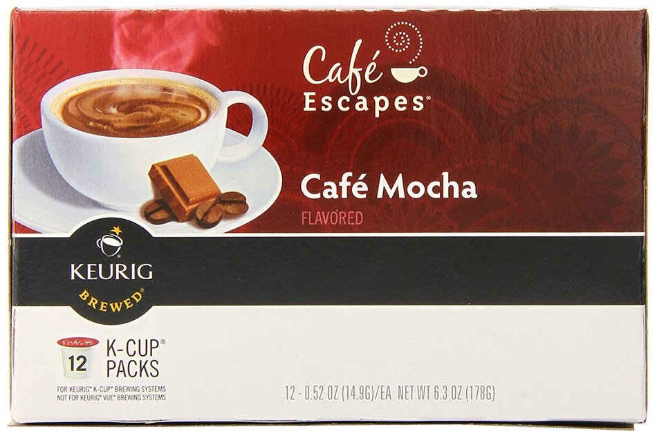 Caf&eacute; Escapes Caf&eacute; Mocha, K-Cup Portion Pack for Keurig Brewers, 24-Count N29