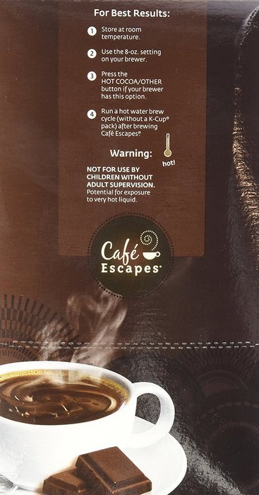Caf&eacute; Escapes Caf&eacute; Mocha, K-Cup Portion Pack for Keurig Brewers, 24-Count N48