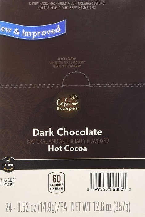 Caf&eacute; Escapes Caf&eacute; Mocha, K-Cup Portion Pack for Keurig Brewers, 24-Count N80