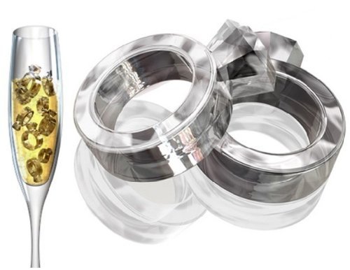 DGI MART Party Supplies 6-cavity Cute Lovely Love Ring Shaped Ice Cake Chocolate Sugar Silicone Mini Cube Craft... N2