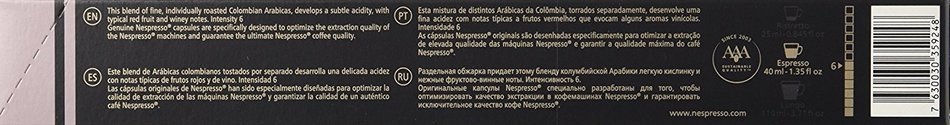 Nespresso OriginalLine: Rosabaya, 50 Count N2