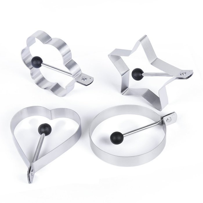 Fried egg shaper mold vangoddy stainless steel egg mould cooking