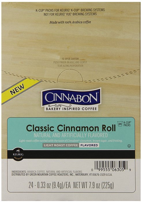Cinnabon Classic Cinnamon Roll K-Cup Coffee,48 K-Cups N7