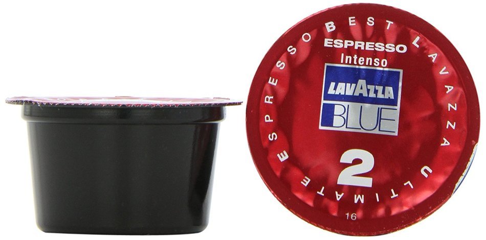 Lavazza Blue Capsules - Espresso Intenso Bi-dose, 40.5-Ounce Boxes (Pack of 100)