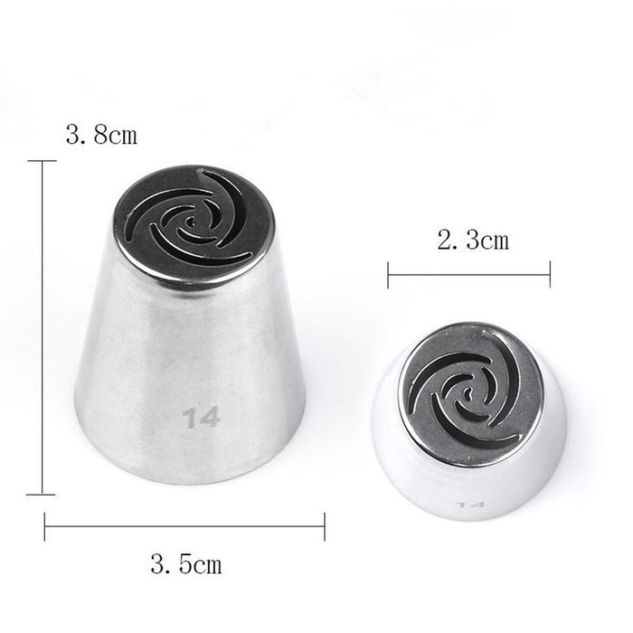 24Pcs DIY Russian Icing Piping Nozzles Tips Cake Decorating Pastry Baking Tool N4