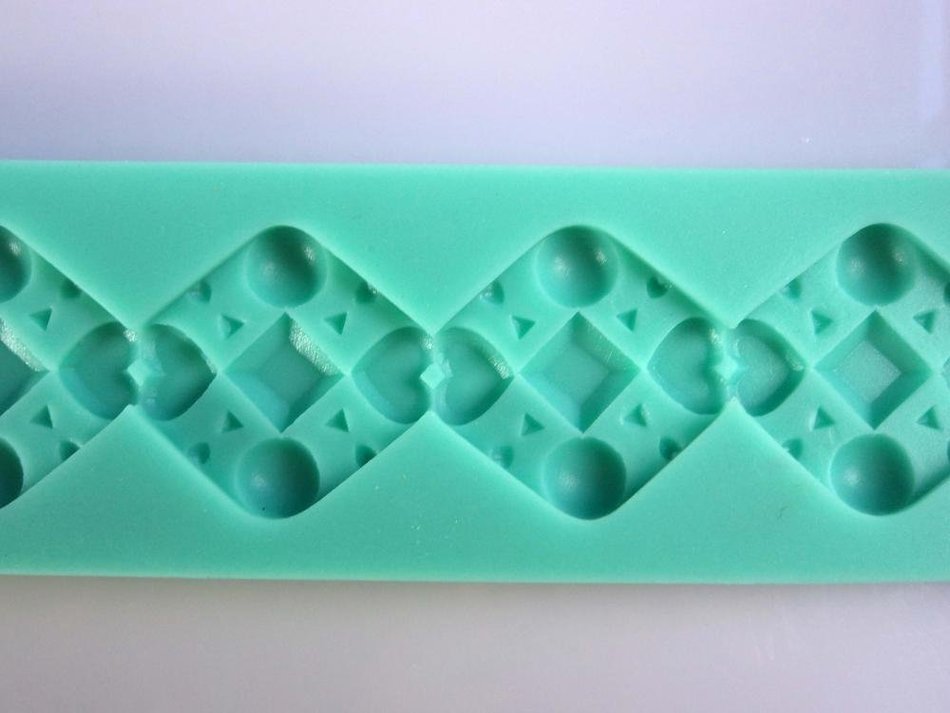 3d Silicone Fondant Cake Lace Mold Round Square Modelling Chocolate Cake Decoration