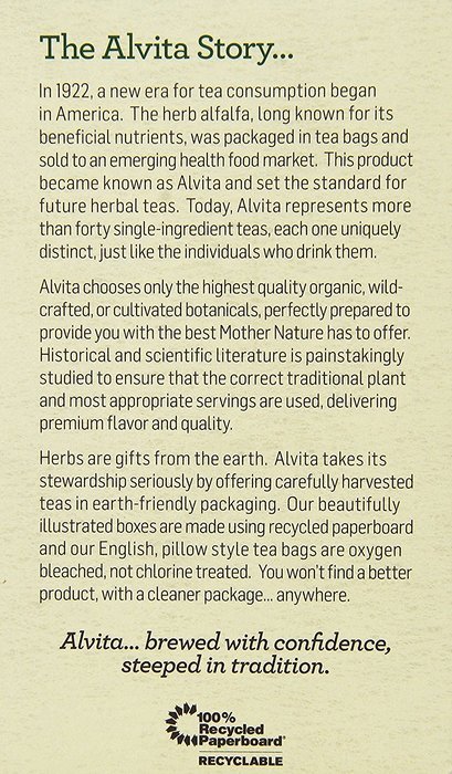 Alvita Tea Organic St. Johns Wort Herbal Tea Bags, 24 Count N3