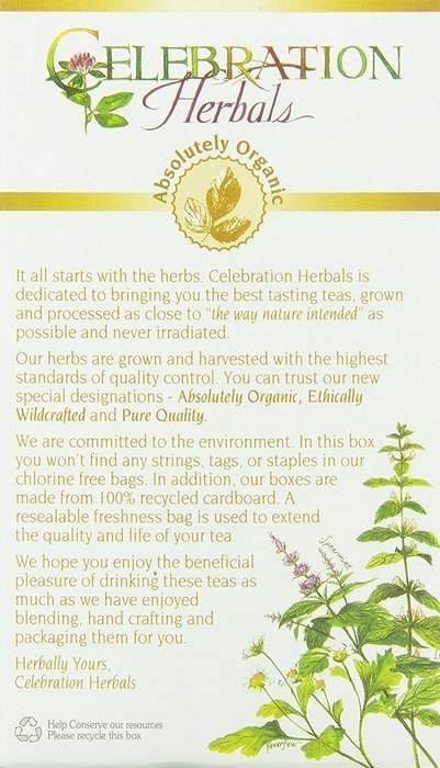 Celebration Herbals Organic Anise Seed Tea Caffeine Free, 24 Herbal Bags N3