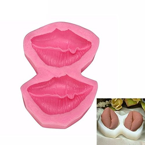 "dipshop Lips Silicone Fondant Mold Cake Decorating Mould Gumpaste Sugarpaste Mold FDA LFGB" shopping N2