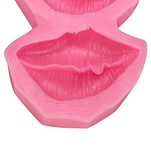 "dipshop Lips Silicone Fondant Mold Cake Decorating Mould Gumpaste Sugarpaste Mold FDA LFGB" shopping N4