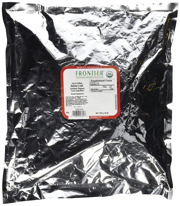 Frontier Natural Products Organic Senna Leaf Cut and Sifted -- 1 lb