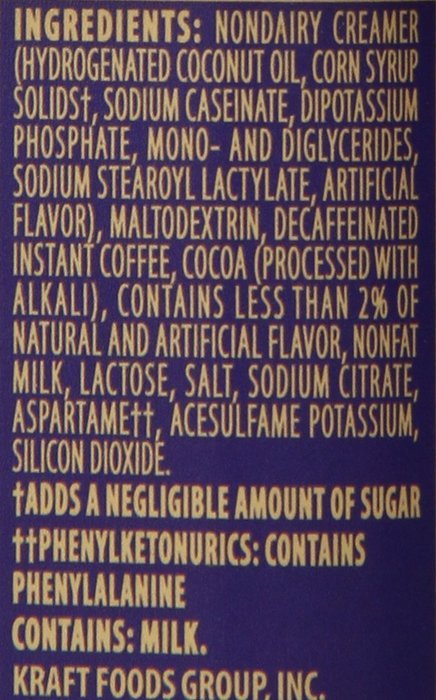 Maxwell House International Coffee Decaf Sugar Free Suisse Mocha Cafe, 4-Ounce Cans (Pack of 4) N5
