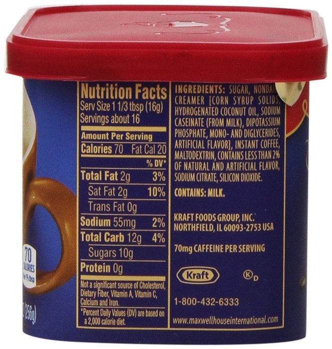 Maxwell House International Coffee Decaf Sugar Free Suisse Mocha Cafe, 4-Ounce Cans (Pack of 4) N20