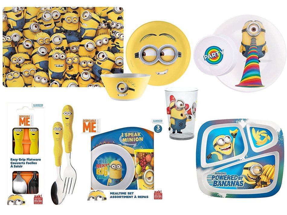 Zak Designs Fun Sip Tumbler with Lid and Flexi-Straw featuring Halloween Minions, Break-resistant and BPA-free... N4
