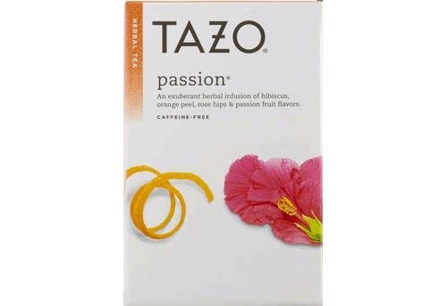 Tazo Tea Passion 20 Bags Net WT. 1.8 OZ/52G