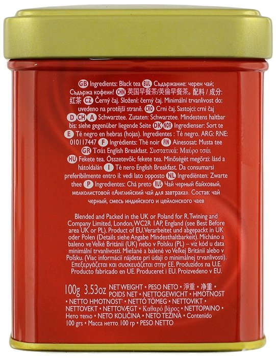 Twinings Prince of Wales Tea, Loose Tea, 3.53 Ounce Tin N22