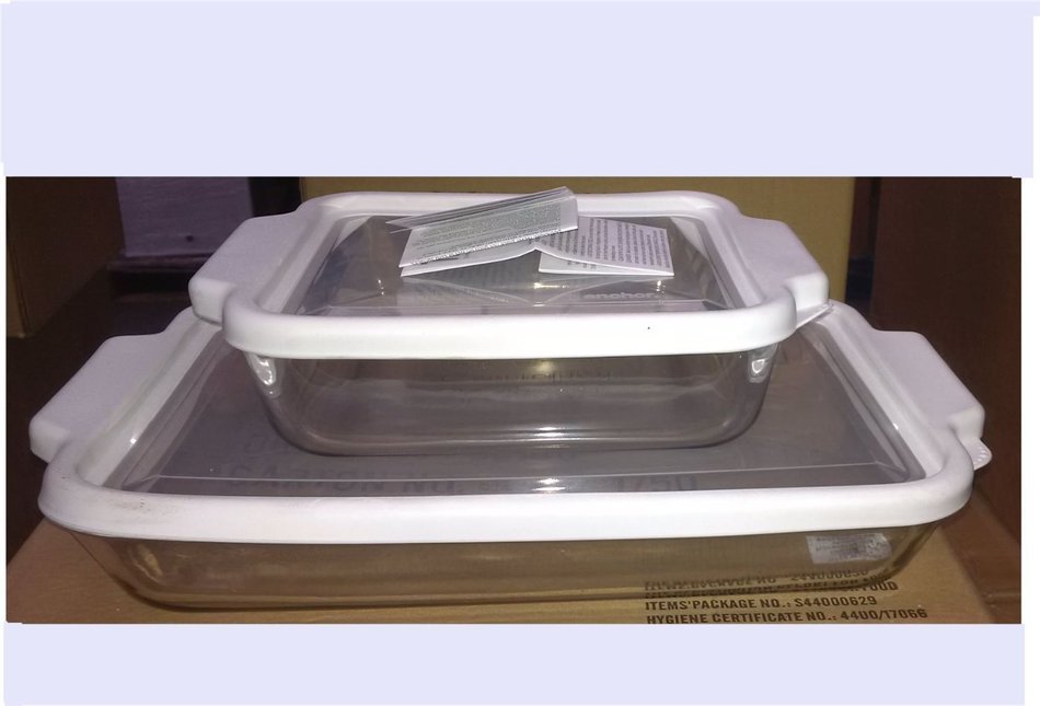 Anchor Hocking 4-Piece TrueFit Bakeware Set