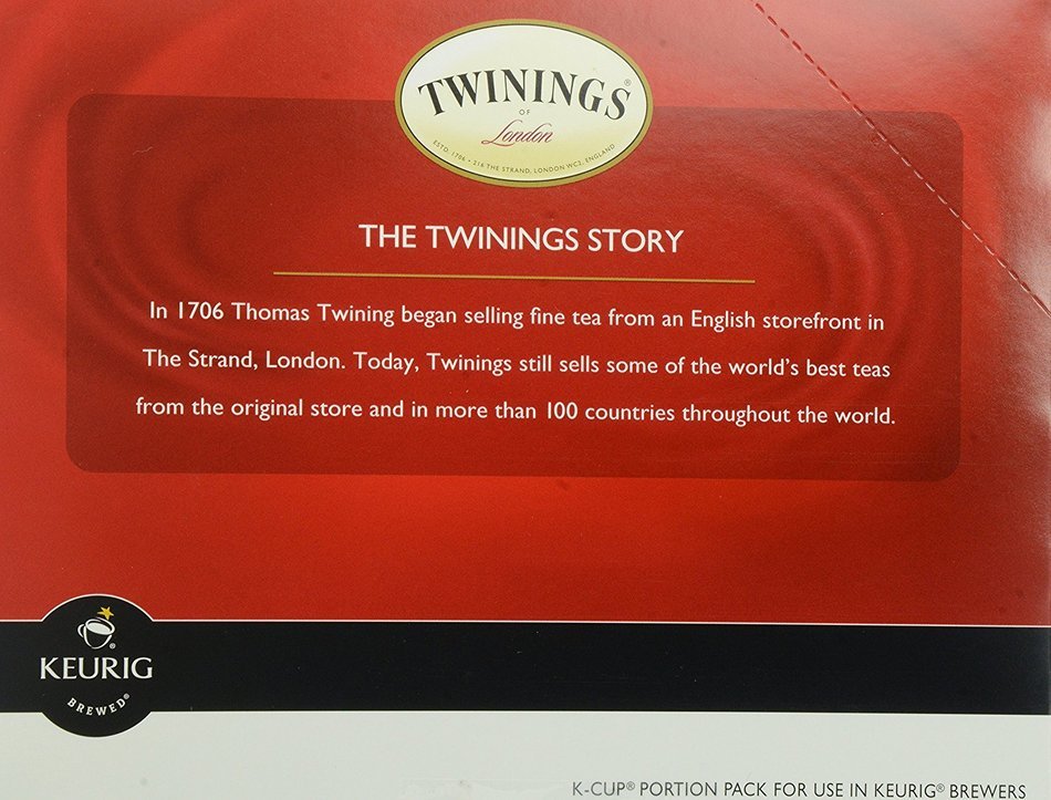 Twinings English Breakfast Tea K-Cups, 24 Count N4