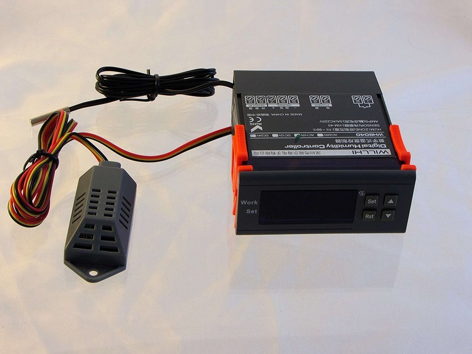 110V Digital Electronic Humidity Controller, Hygrometer and Hygrostat Humidistat N2