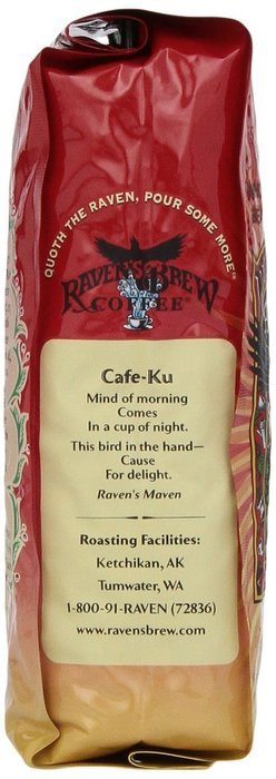 Raven's Brew Whole Bean Coffee Variety Pack, Number 1, 12 Ounce (Pack of 3) N7