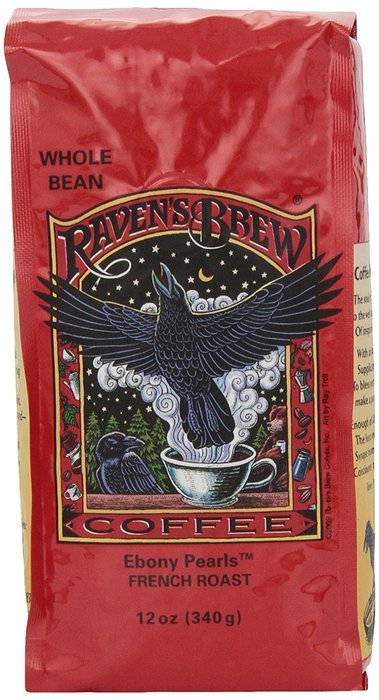 Raven's Brew Whole Bean Coffee Variety Pack, Number 1, 12 Ounce (Pack of 3) N8
