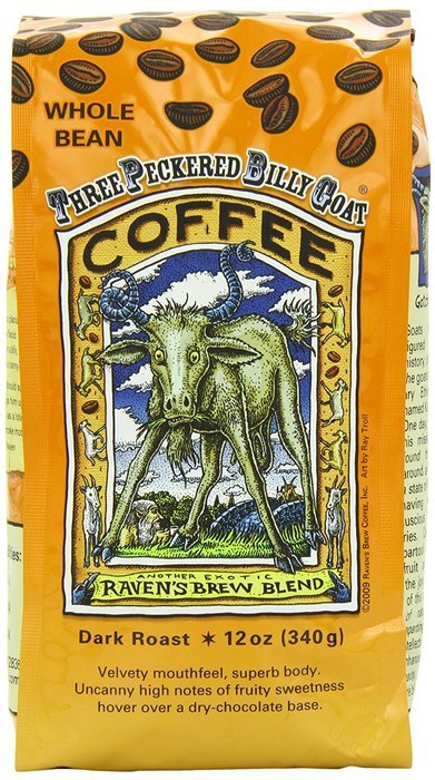 Raven's Brew Whole Bean Coffee Variety Pack, Number 1, 12 Ounce (Pack of 3) N11