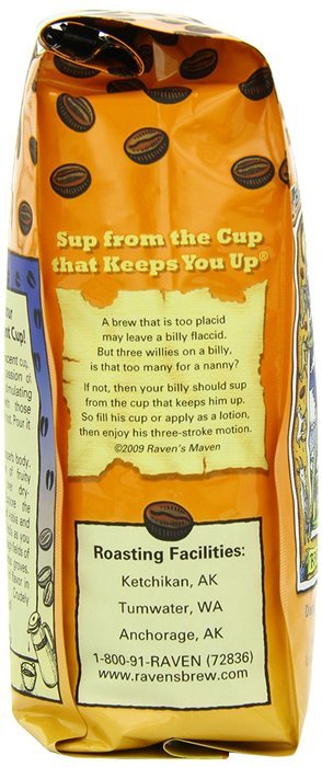 Raven's Brew Whole Bean Coffee Variety Pack, Number 1, 12 Ounce (Pack of 3) N14