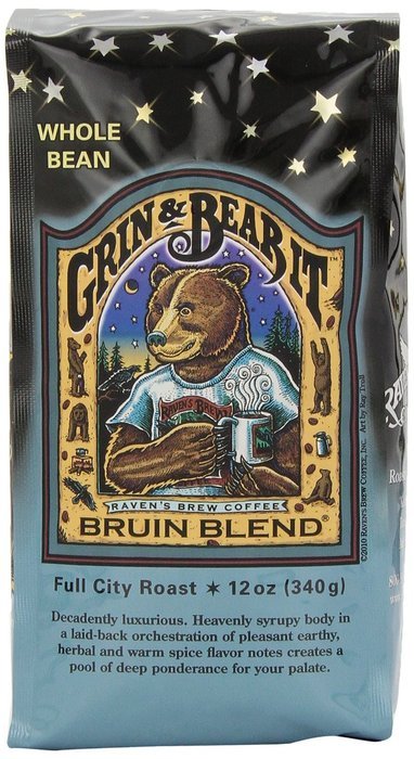 Raven's Brew Whole Bean Coffee Variety Pack, Number 1, 12 Ounce (Pack of 3) N15