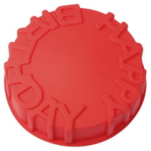 Generic Round Shape Silicone Birthday Cake Mold