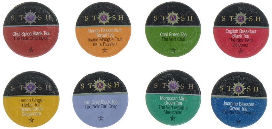 Stash Tea Variety Pack Single-Cup Tea for Keurig K-Cup Brewers, 12 Count