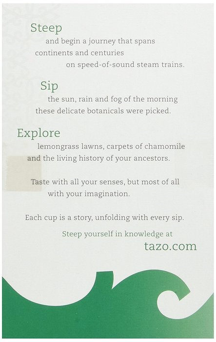 Tazo Organic Baked Cinnamon Apple -- 20 Tea Bags N3