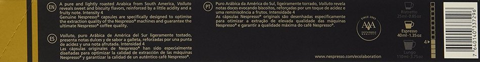 Nespresso OriginalLine: Volluto, 50 Count N6